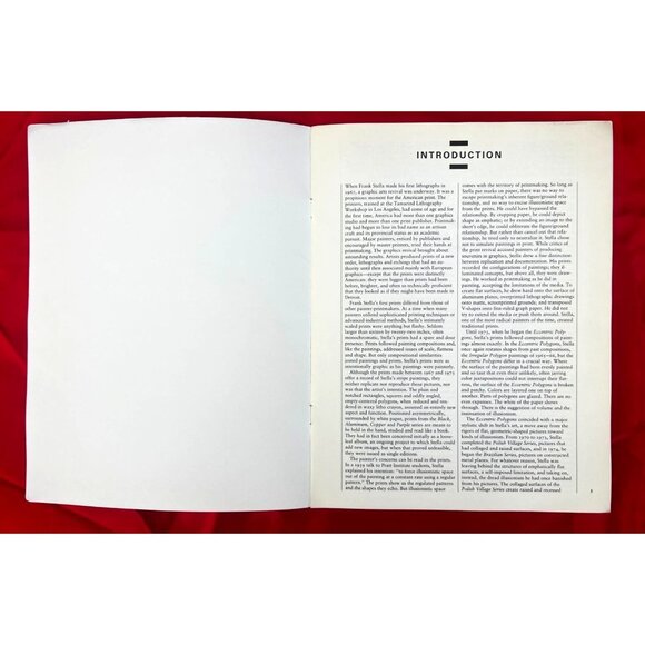 Frank Stella Prints 1967–1982 Whitney Museum Exhibition Brochure 1983 Vintage - Picture 7 of 7